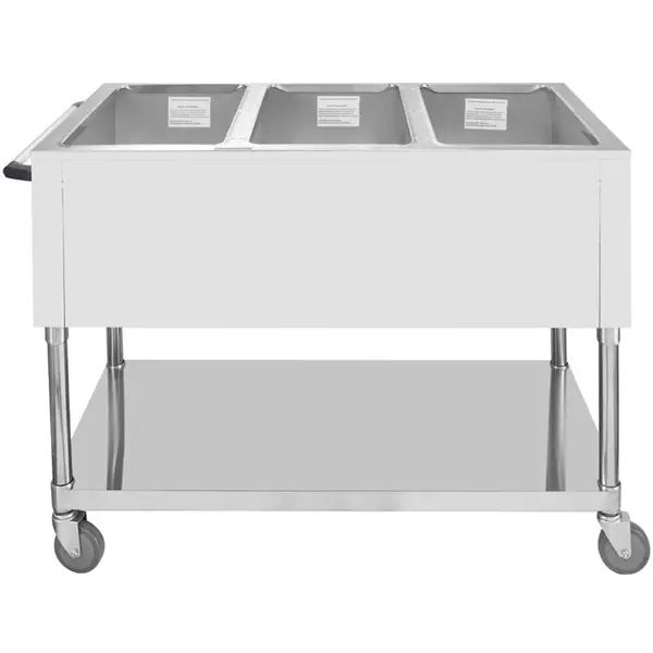 Bain-Marie Wagen | Elektrisch | 3x 1/1 GN | 0.75kW (230V) | 1190x750x855(h)mm