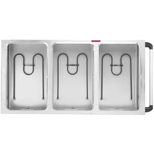 Bain-Marie Wagen | Elektrisch | 3x 1/1 GN | 0.75kW (230V) | 1190x750x855(h)mm