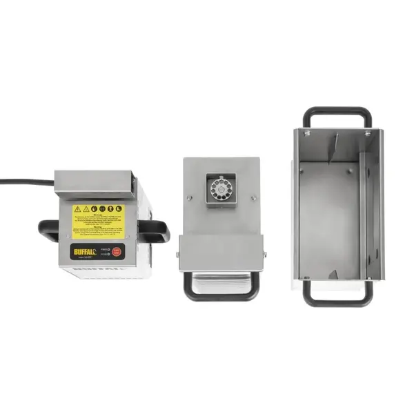 Frituurolie Filtermachine | RVS | 5µm-Filtering | Verwisselbare Filters | 0.5kW (230V) | Incl. Filterpapier | 195x313x542(h)mm