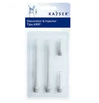 Kayser Decoratie Spuitmondenset | Kayser Slagroomapparaten | 4 Stuks