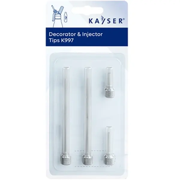 Decoratie Spuitmondenset | Kayser Slagroomapparaten | 4 Stuks