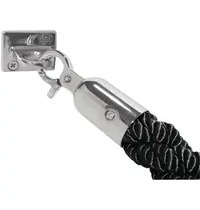 Bolero Afzetkoord | Nylon/Zinklegering | Zwart | Gedraaid | Ø32x1500mm