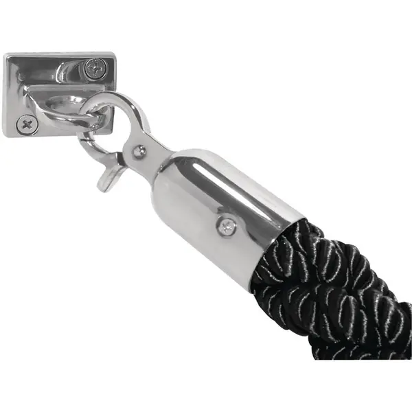 Afzetkoord | Nylon/Zinklegering | Zwart | Gedraaid | Ø32x1500mm