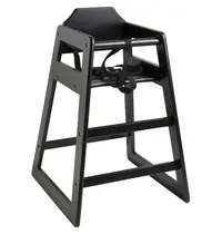 Bolero Kinderstoel | Hout | Zwart | Indoor | Stapelbaar | 510x510x750(h)mm