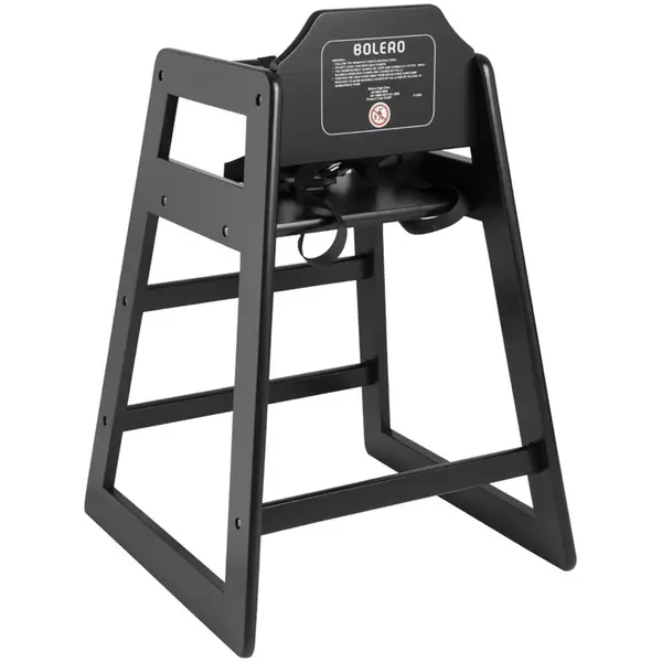 Kinderstoel | Hout | Zwart | Indoor | Stapelbaar | 510x510x750(h)mm