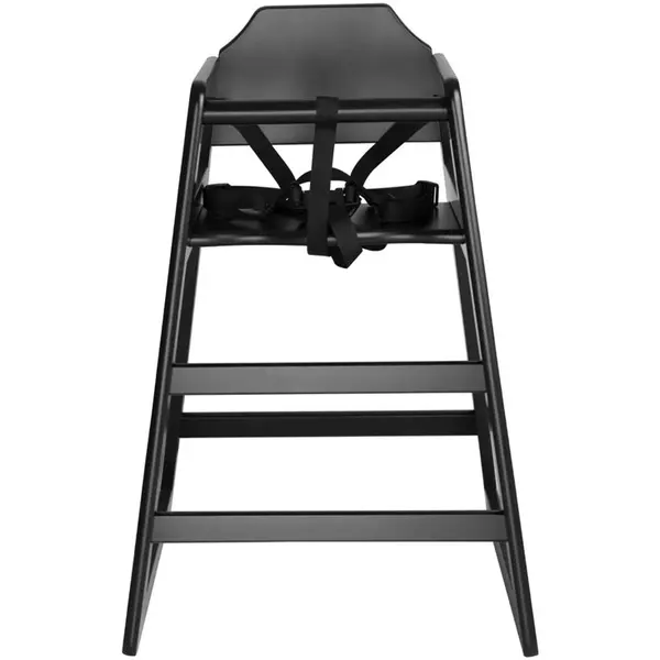 Kinderstoel | Hout | Zwart | Indoor | Stapelbaar | 510x510x750(h)mm