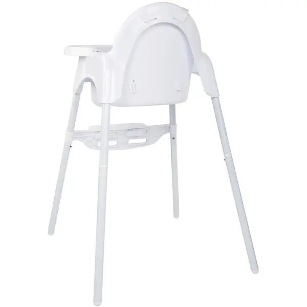 Kinderstoel | Kunststof/RVS | Wit | Wit Frame | Indoor | 650x770x1010(h)mm