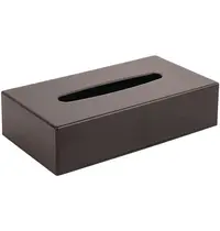 Bolero Tissuebox | Kunststof | Zwart | Rechthoek | 252x138x62(h)mm