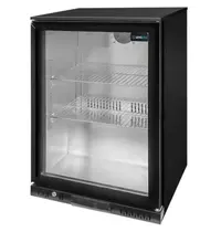 UNNICOOL Barkoelkast | 138L | Zwart | +2°C/+10°C | Statisch + Ventilator | 600x565x900(h)mm