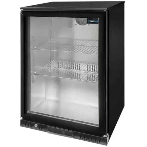 Barkoelkast | 138L | Zwart | +2°C/+10°C | Statisch + Ventilator | 600x565x900(h)mm