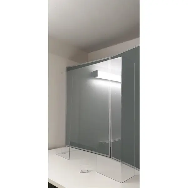 Baliescherm | Kunststof | Betaaluitsparing | 700x150x750(h)mm