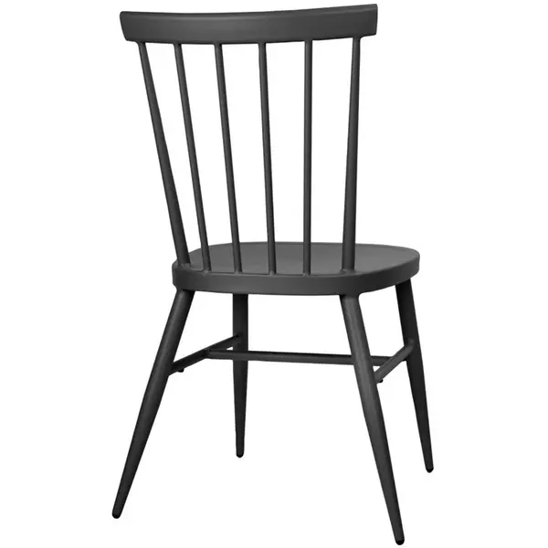 Stoelen | WINDSOR | Aluminium l | Zwart | In-/Outdoor | Stapelbaar | 4 Stuks | 510x880(h)mm