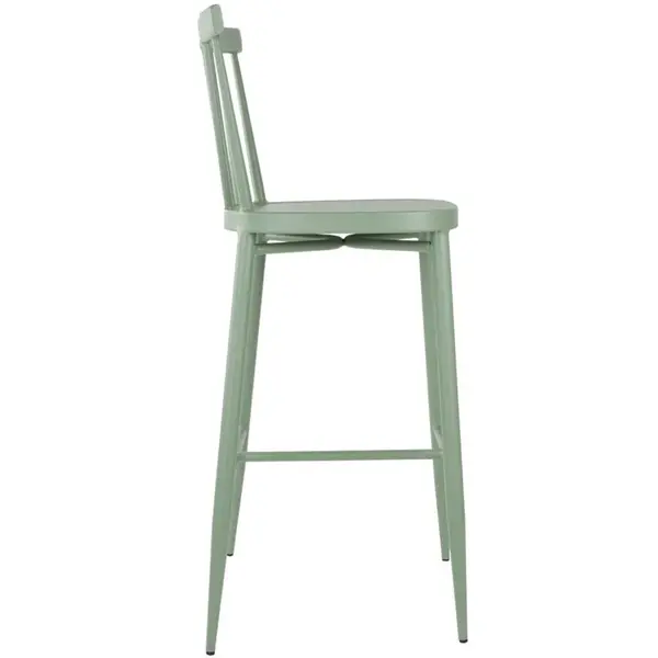 Barkrukken | WINDSOR | Aluminium | Groen | In-/Outdoor | 2 Stuks | 470x520x1080(h)mm