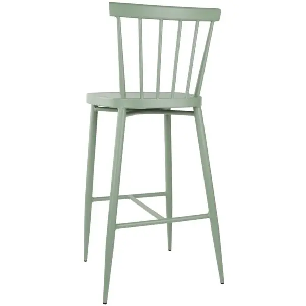 Barkrukken | WINDSOR | Aluminium | Groen | In-/Outdoor | 2 Stuks | 470x520x1080(h)mm