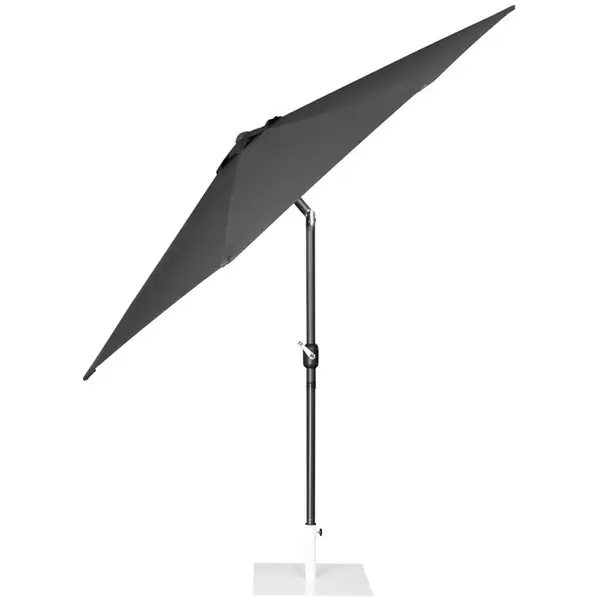 Parasol | SEVILLA | Zwart | Rond | UV-bestendig | Vlamvertragend | Ø3000x2480(h)mm