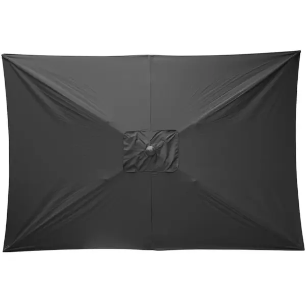 Parasol | SEVILLA | Zwart | Rechthoek | UV-bestendig | Vlamvertragend | 3000x2000x2570(h)mm