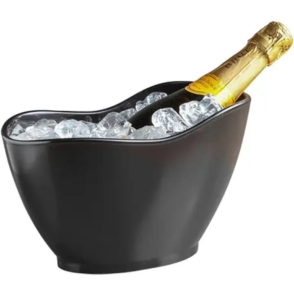 Wijn-/Champagnekoeler | Kunststof | Zwart | 270x140x165(h)mm