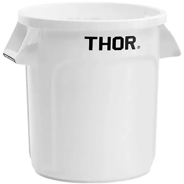 Afval-/Ingrediëntenbak | THOR | Kunststof | Wit | 38L | Open | Ø400x440(h)mm