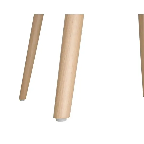 Stoelen | ARLO | Kunststof/Hout/Staal | Donkergrijs | Zwart/Houten Frame | Indoor | 2 Stuks | 460x540x830(h)mm