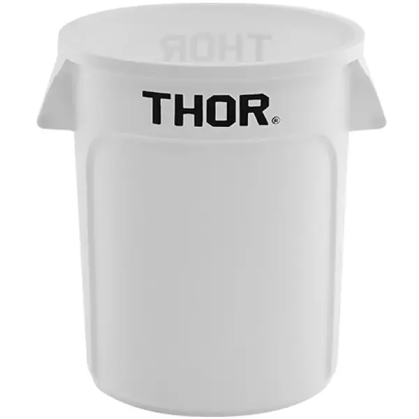 Afval-/Ingrediëntenbak | THOR | Kunststof | Wit | 75L | Open | Ø490x570(h)mm