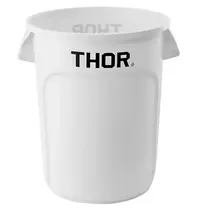 Trust Afval-/Ingrediëntenbak | THOR | Kunststof | Wit | 121L | Open | Ø560x700(h)mm