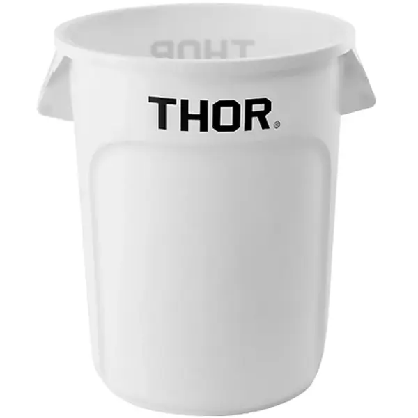 Afval-/Ingrediëntenbak | THOR | Kunststof | Wit | 121L | Open | Ø560x700(h)mm