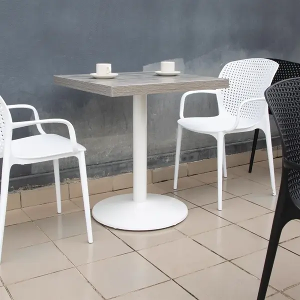 Tafelonderstel | Gietijzer | Wit | In-/Outdoor | Ø548X728(h)mm
