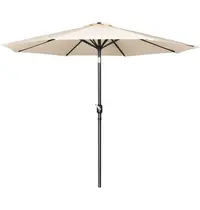 Bolero Parasol | SEVILLA | Crème | Rond | UV-bestendig | Vlamvertragend | Ø3000x2480(h)mm