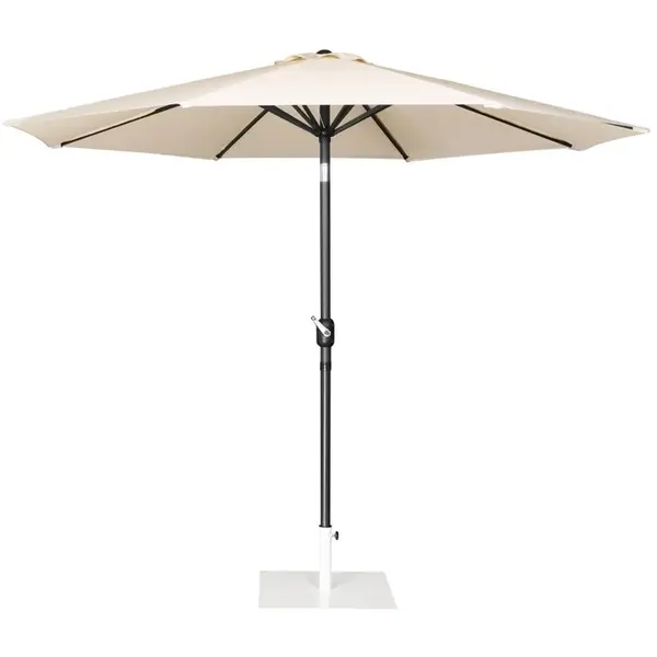 Parasol | SEVILLA | Crème | Rond | UV-bestendig | Vlamvertragend | Ø3000x2480(h)mm