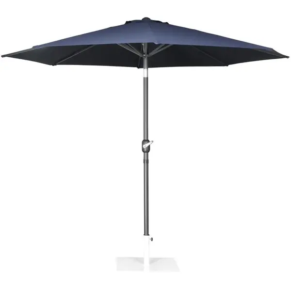 Parasol | SEVILLA | Marineblauw | Rond | UV-bestendig | Vlamvertragend | Ø3000x2480(h)mm