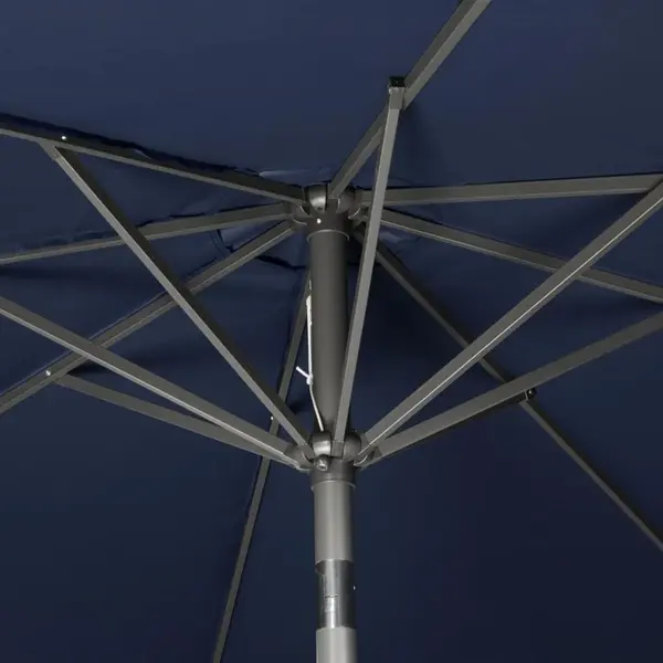 Parasol | SEVILLA | Marineblauw | Rond | UV-bestendig | Vlamvertragend | Ø3000x2480(h)mm