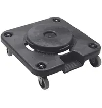 Trust Verrijdbaar Onderstel | Kunststof | Zwart | Trust THOR Afval-/Ingrediëntenbakken EMG-615020/615021| 438x438x159(h)mm