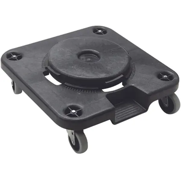 Verrijdbaar Onderstel | Kunststof | Zwart | Trust THOR Afval-/Ingrediëntenbakken EMG-615020/615021| 438x438x159(h)mm