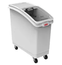 Trust Voedseltrolley | Kunststof | Wit | 80L | Wielen | Incl. Schep | 334x743x755(h)mm