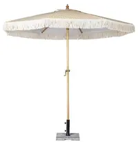 Bolero Parasol | SICILIË | Crème | Rond | UV-bestendig | Ø2500x2500(h)mm