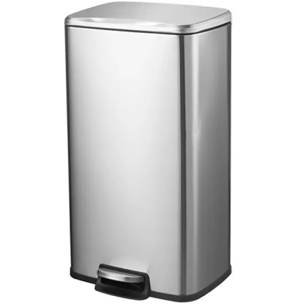 Pedaalemmer | RVS | 30L | Klapdeksel | Vlamdovend | 340x320x608(h)mm