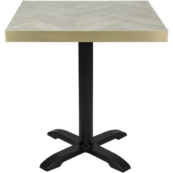 Tafelblad | Grijs | Indoor | Voorgeboord | 700x700x48(h)mm