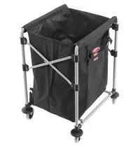 Trust Linnenwagen | Staal | Inklapbaar | Incl. Waszak | Wielen | 652x538x820(h)mm 