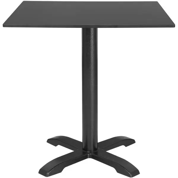 Tafelblad | Zwart | In-/Outdoor | 700x700x125(h)mm