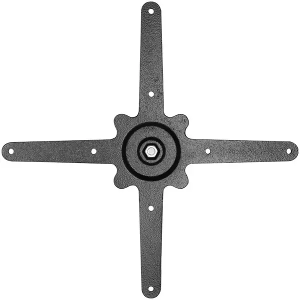 Tafelonderstel | Gietijzer | Zwart | In-/Outdoor | 420x420X720(h)mm