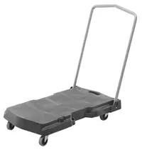 Trust Platformwagen | Kunststof | Max. 110kg | Inklapbaar | Wielen + Duwbeugel | 850x521x875(h)mm
