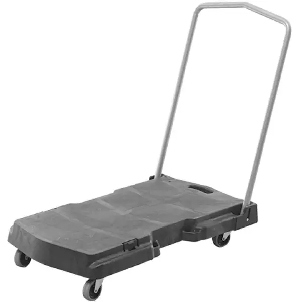 Platformwagen | Kunststof | Max. 110kg | Inklaapbaar | Wielen + Duwbeugel | 850x521x875(h)mm