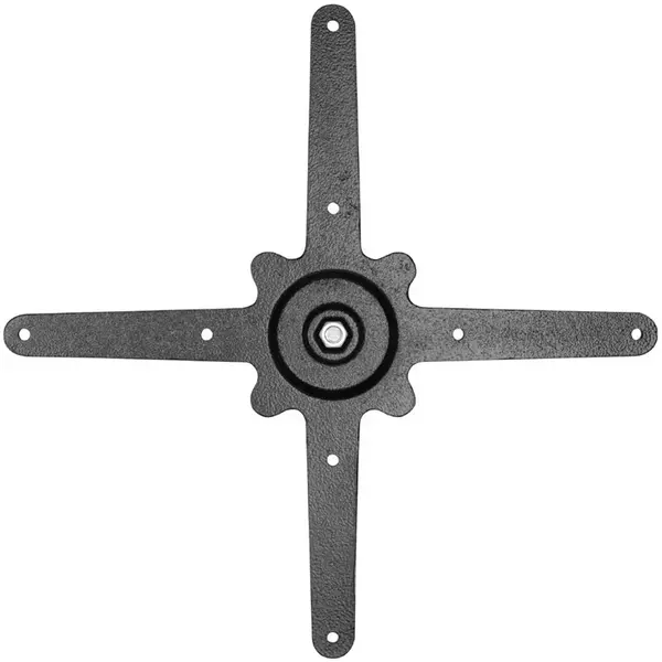 Tafelonderstel | Gietijzer | Zwart | In-/Outdoor | 600x420X720(h)mm