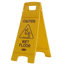 Trust Waarschuwingsbord | Kunststof | "Wet Floor" | 279x305x660(h)mm
