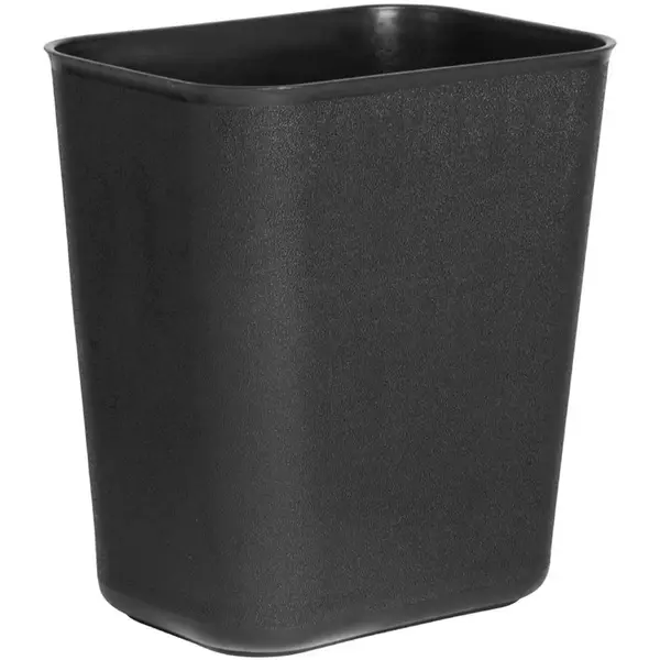 Afvalbak | Kunststof | Zwart | 14L | Open | 275x210x315(h)mm