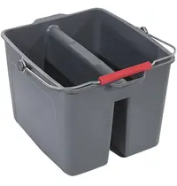 Trust Mopemmer | Kunststof | Grijs | 16L | Trust Sponsmop EMG-615112 | Stapelbaar | 382x354x252(h)mm