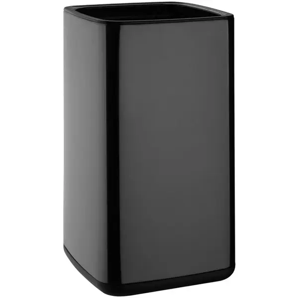 Afvalbak | Kunststof | Zwart | 10L | Open | 198x199x353(h)mm