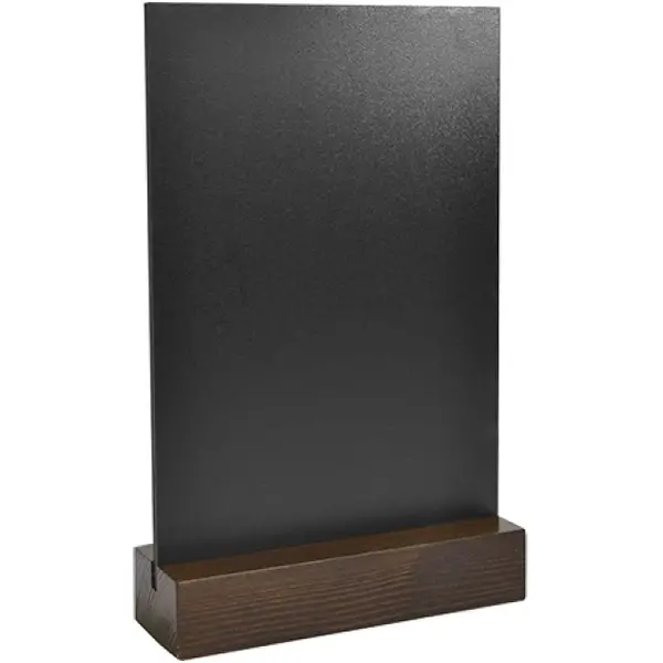 Tafelkrijtbord | Hout | Bruin | 2-Zijdig | 150x50x240(h)mm