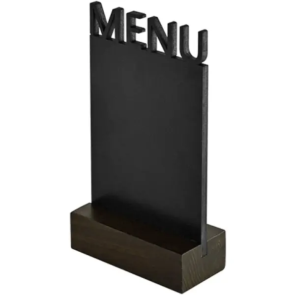 Tafelkrijtbord | Hout | Bruin | 2-Zijdig | 150x50x240(h)mm