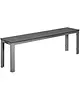 Bolero Banken | VALLETTA | Kunststof | Grijs | In-/Outdoor | 2 Stuks | 1400x285x430(h)mm 
